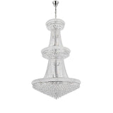 Kaler Elegant Luxury Living Room Three Tier Crystal Chandelier 42" D