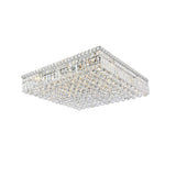 Kaler Elegant Luxury Square Living Room Ceiling Chandelier, Crystal Ceiling Light