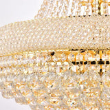 Kaler Elegant Luxury Living Room Three Tier Crystal Chandelier 30" D