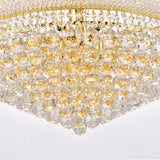 Kaler Elegant Luxury Living Room Three Tier Crystal Chandelier 30" D