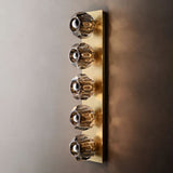 Kristal Smoke Glass Linear Wall Lamp (long)