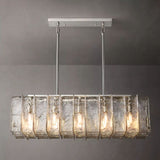 Latracy Rectangular Chandelier 49" chandeliers for dining room,chandeliers for stairways,chandeliers for foyer,chandeliers for bedrooms,chandeliers for kitchen,chandeliers for living room Rbrights Satin Nickel  