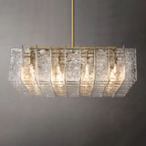 Latracy Square Chandelier 49" chandeliers for dining room,chandeliers for stairways,chandeliers for foyer,chandeliers for bedrooms,chandeliers for kitchen,chandeliers for living room Rbrights Lacquered Burnished Brass  