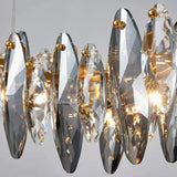 Serena Crystal Linear Chandelier L51"