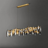 Serena Crystal Linear Chandelier L35"