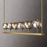 Modera Luxury Balle Smoke Cristal Linear Chandelier 60"