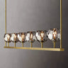 Modera Luxury Balle Smoke Cristal Linear Chandelier 60"