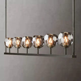 Modera Luxury Balle Smoke Cristal Linear Chandelier 60"