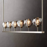 Modera Luxury Balle Smoke Cristal Linear Chandelier 60"