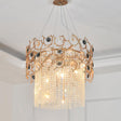 Lola Crown Modern Crystal Chandelier chandeliers for dining room,chandeliers for stairways,chandeliers for foyer,chandeliers for bedrooms,chandeliers for kitchen,chandeliers for living room Rbrights 15" D  