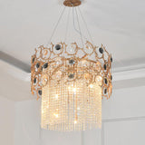 Lola Crown Modern Crystal Chandelier chandeliers for dining room,chandeliers for stairways,chandeliers for foyer,chandeliers for bedrooms,chandeliers for kitchen,chandeliers for living room Rbrights 15" D  