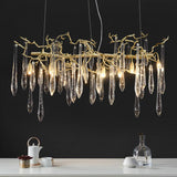 Lola Large Teardrop Modern Branch Chandelier, Brass Chandelier chandeliers for dining room,chandeliers for stairways,chandeliers for foyer,chandeliers for bedrooms,chandeliers for kitchen,chandeliers for living room Rbrights 59" L  