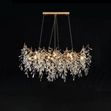 Lola Linear Gold Chandeliers Tree Branch Kitchen, Gold Chandelier