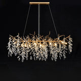 Lola Linear Gold Chandeliers Tree Branch Kitchen, Gold Chandelier chandeliers for dining room,chandeliers for stairways,chandeliers for foyer,chandeliers for bedrooms,chandeliers for kitchen,chandeliers for living room Rbrights 47.2" L  