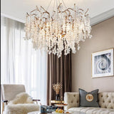 Lola Modern Gold Chandelier Light Fixture, Round Branch Chandelier chandeliers for dining room,chandeliers for stairways,chandeliers for foyer,chandeliers for bedrooms,chandeliers for kitchen,chandeliers for living room Rbrights 23.6" D  