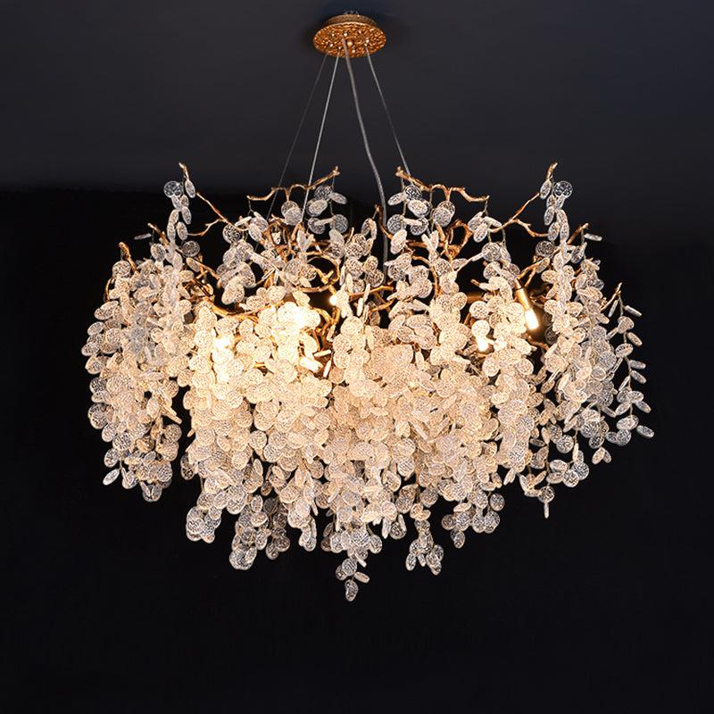 Lola Modern Round Branch Chandelier chandeliers for dining room,chandeliers for stairways,chandeliers for foyer,chandeliers for bedrooms,chandeliers for kitchen,chandeliers for living room Rbrights Style A  