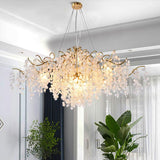 Lola Oval Tree Branch Chandelier chandeliers for dining room,chandeliers for stairways,chandeliers for foyer,chandeliers for bedrooms,chandeliers for kitchen,chandeliers for living room Rbrights 59"L  