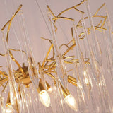 Lola round branch living and dining chandelier