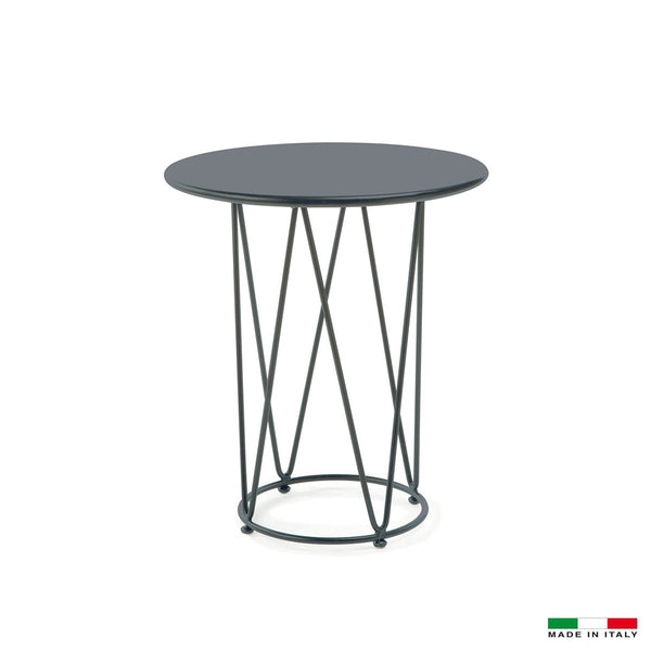 Bellini Modern Living Lucy Round Dining Table Grey Lucy RD DT 26 GRY