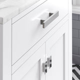 Water Creation Madison 30" Pure White Single Sink Bathroom Vanity From The Madison Collection