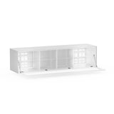 Bellini Modern Living Magic TV Stand White door and White Body Magic TV WHT WHT