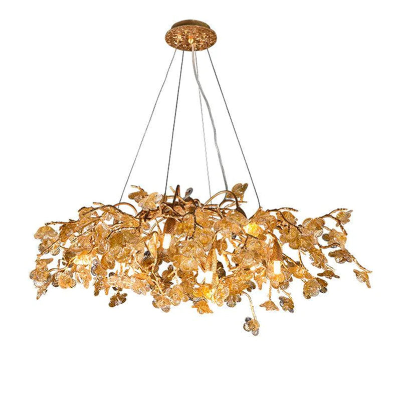 Modern Flower Round Branch Chandelierv chandeliers for dining room,chandeliers for stairways,chandeliers for foyer,chandeliers for bedrooms,chandeliers for kitchen,chandeliers for living room Rbrights 31.5" D  