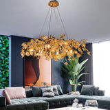 Modern Flower Round Branch Chandelierv chandeliers for dining room,chandeliers for stairways,chandeliers for foyer,chandeliers for bedrooms,chandeliers for kitchen,chandeliers for living room Rbrights 39.4" D  