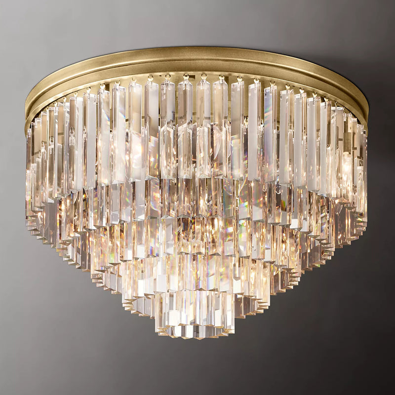 ODEOV Crystal Multi-Layer Round Ceiling 20" 32"