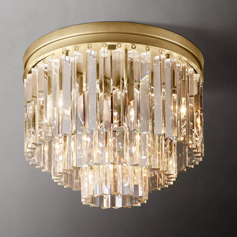 ODEOV Crystal Multi-Layer Round Ceiling 20" 32"