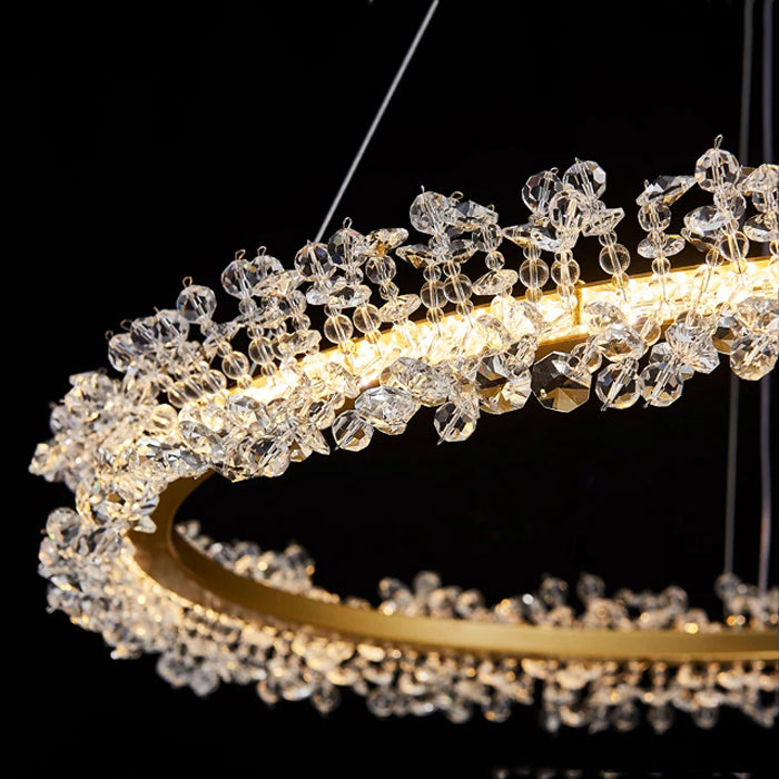 Nolam Halo Crystal Chandelier