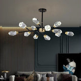 Porcelain Ginkgo Branch Chandelier