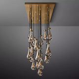 Raindrop Rectangle Chandelier 72"