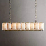 Halu Calcite Rectangular Chandelier 62"