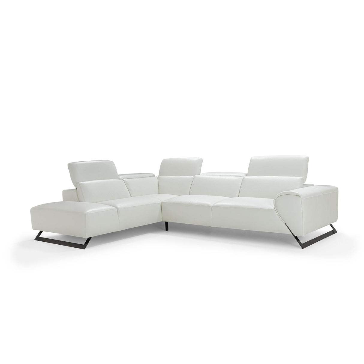 Bellini Modern Living Ricci Left Hand Facing White CHIC 10 Ricci LHF WHT