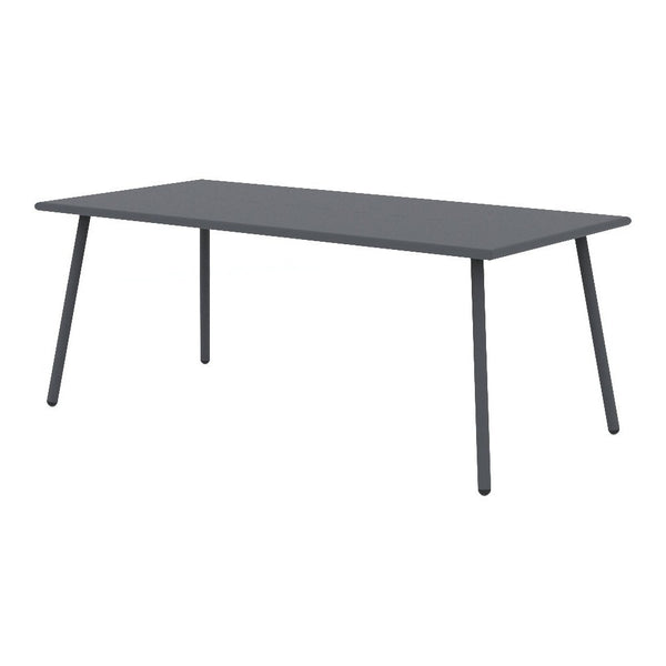 Bellini Modern Living Roma Rectangle Dining Table Grey Roma RECT DT GRY