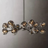 Modera Luxury Belle Smoke Ball Round Chandelier 36"