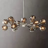 Modera Luxury Belle Smoke Ball Round Chandelier 36"