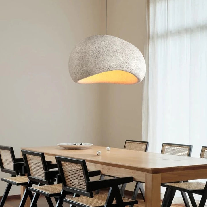 Nula Cloud pendant light in bar, creating a moody and cozy atmosphere