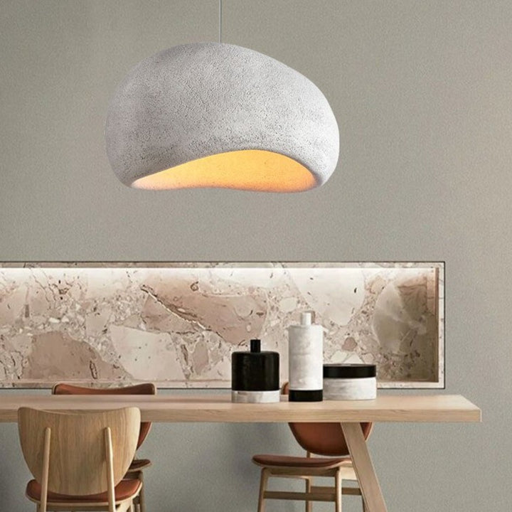 Nula Cloud pendant light in entryway, welcoming guests with an ethereal glow