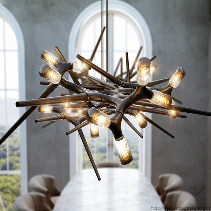 Black Bone Chandelier