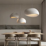 Nula Cloud pendant light in office, providing soft task lighting