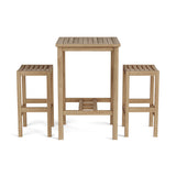 Anderson Teak Outdoor 3 Piece Montego Avalon Bar Table Set-113A