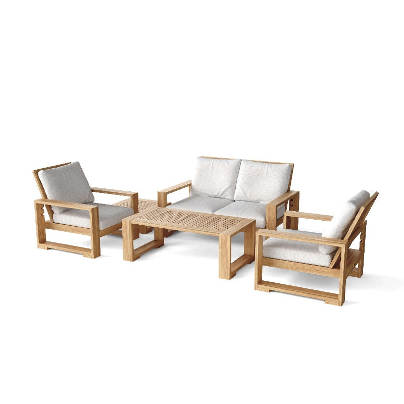 Anderson Teak Capistrano 5-Piece Deep Seating Love Seat Set-141