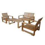 Anderson Teak Capistrano 5-Piece Deep Seating Love Seat Set-141