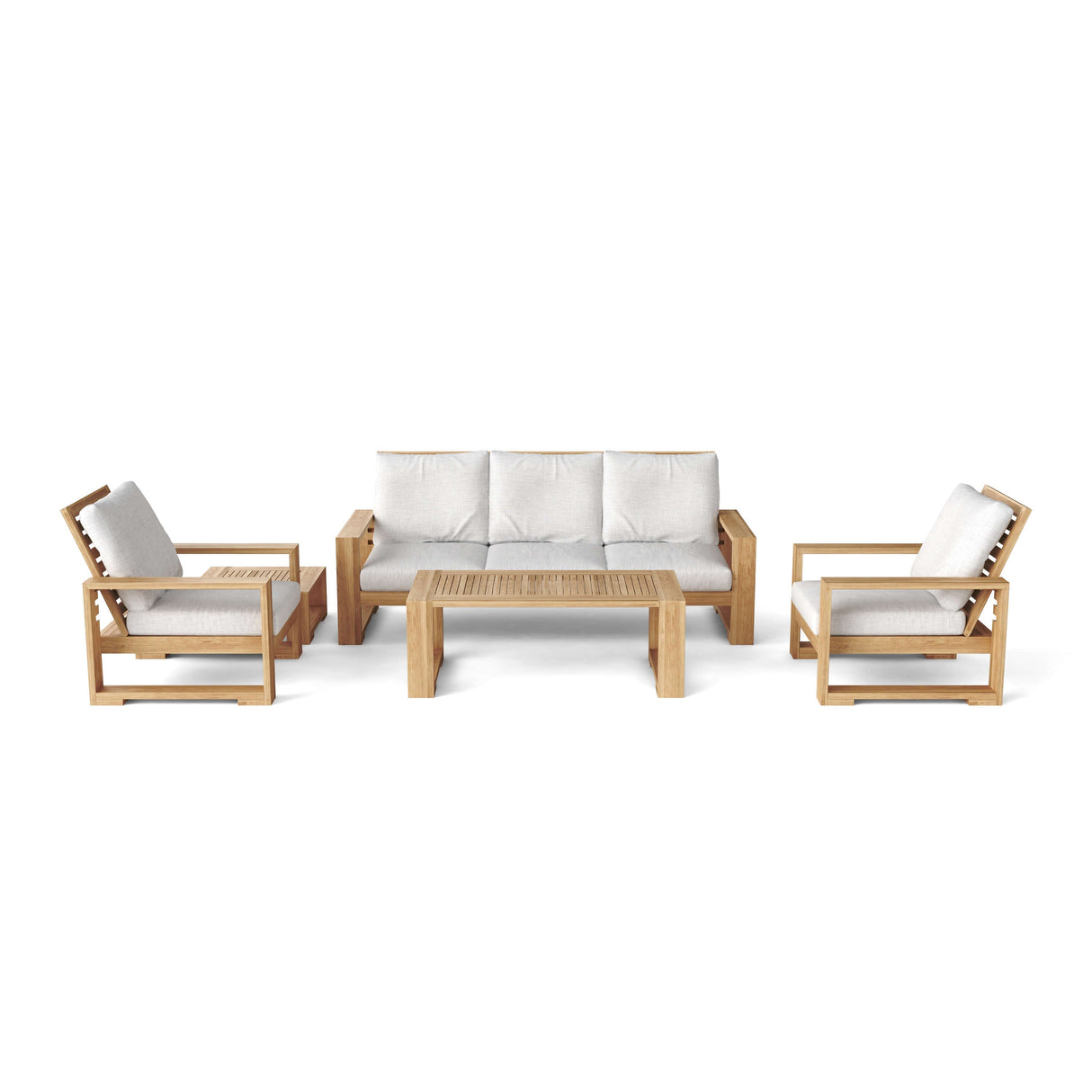 Anderson Teak Capistrano 5-Piece Deep Seating Sofa Collection Set-142