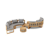 Anderson Teak 7 Piece Circular Modular Deep Seating Set-813-6