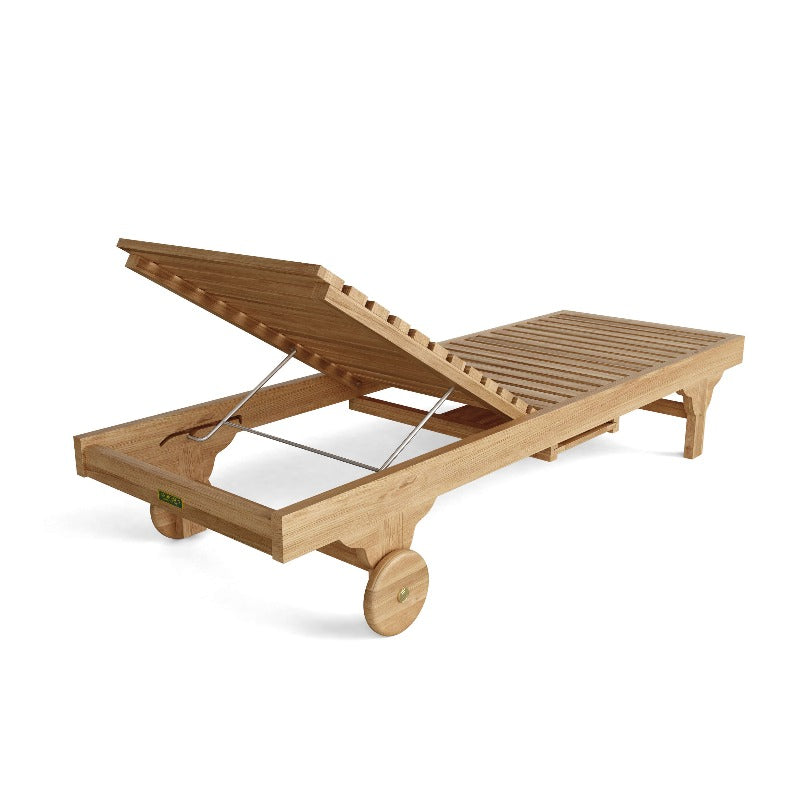 Anderson Teak Capri Sun Lounger (Adjustable Back & Side Tray) SL-071N