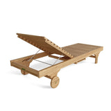 Anderson Teak Capri Sun Lounger (Adjustable Back & Side Tray) SL-071N