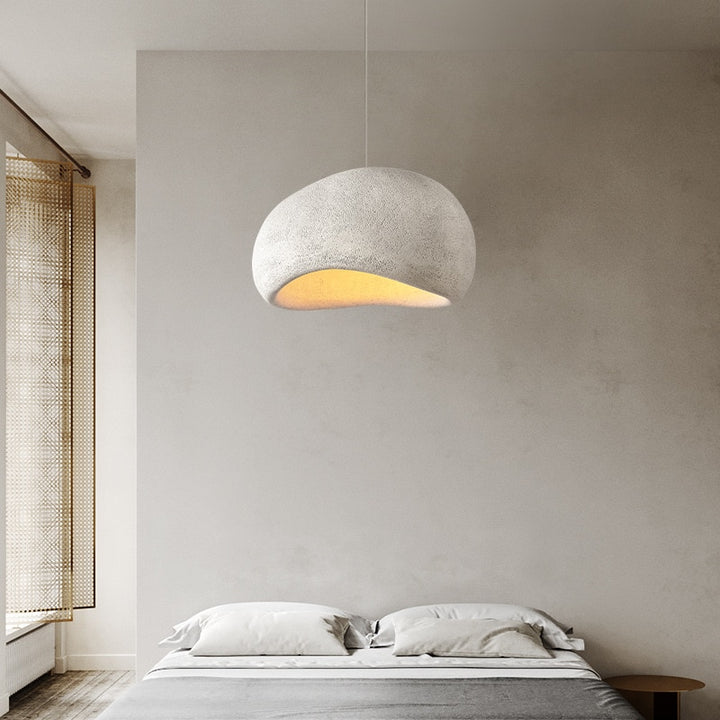 Nula Cloud pendant light in dining room, creating a serene ambiance