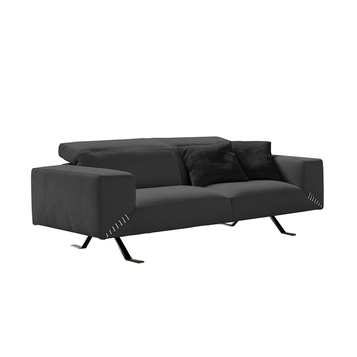 Bellini Modern Living Silvio Loveseat Anthercite DANDY 05 Silvio LS ANT